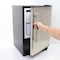 Maxx Ice Countertop or Built-In Ice Maker, 15 in.W, 15 lbs, Crescent Ice Cubes, Black with Stainless Steel Door MIMC15C - alternate 3